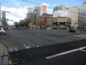 ビル前